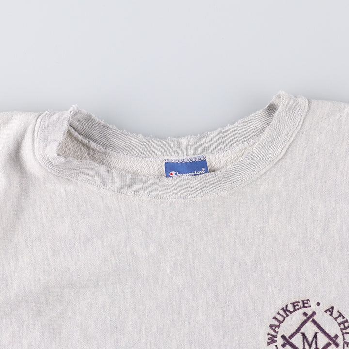 Champion REVERSE WEAVE Reverse Weave One-Point Logo Sweatshirt, Men's XL cotton gray type Vintage Second Hand