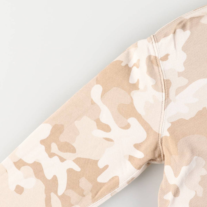Ralph Lauren POLO RALPH LAUREN Camouflage Pattern Sweatshirt, Men's Size M cotton Beige type Vintage Second Hand