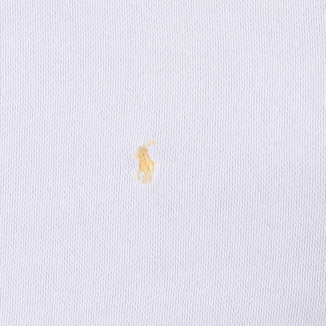 Ralph Lauren POLO by Ralph Lauren One Point Logo Sweatshirt Trainer Men's XXL cotton Purple type blue-purple Vintage Second Hand
