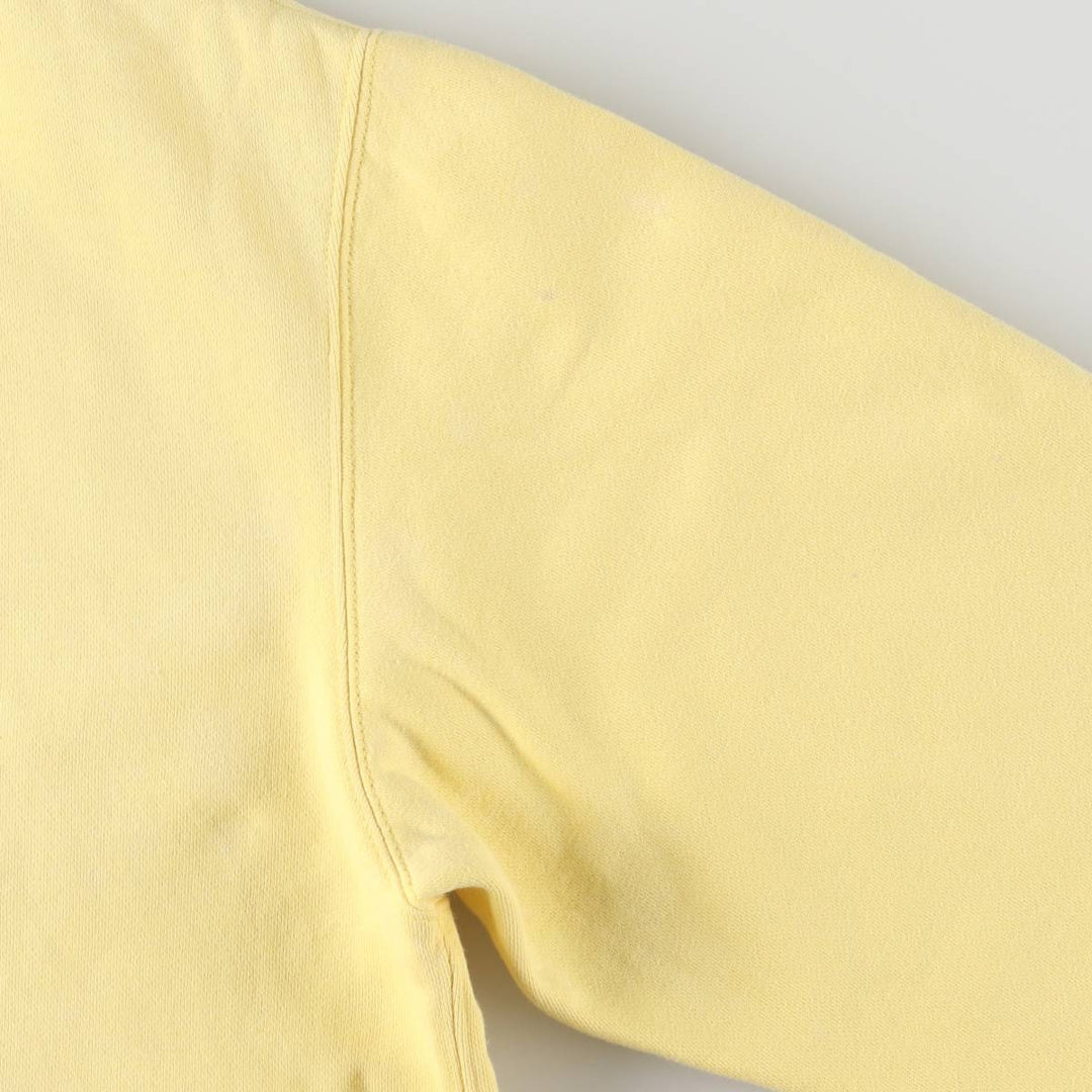Ralph Lauren POLO by Ralph Lauren One Point Logo Sweatshirt Trainer Men's M size cotton lemon yellow Vintage Second Hand