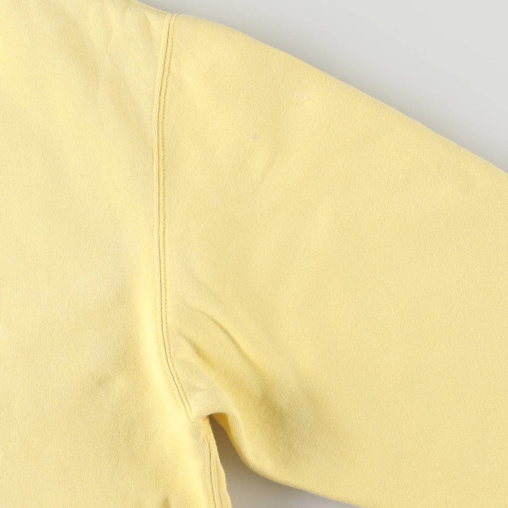 Ralph Lauren POLO by Ralph Lauren One Point Logo Sweatshirt Trainer Men's M size cotton lemon yellow Vintage Second Hand