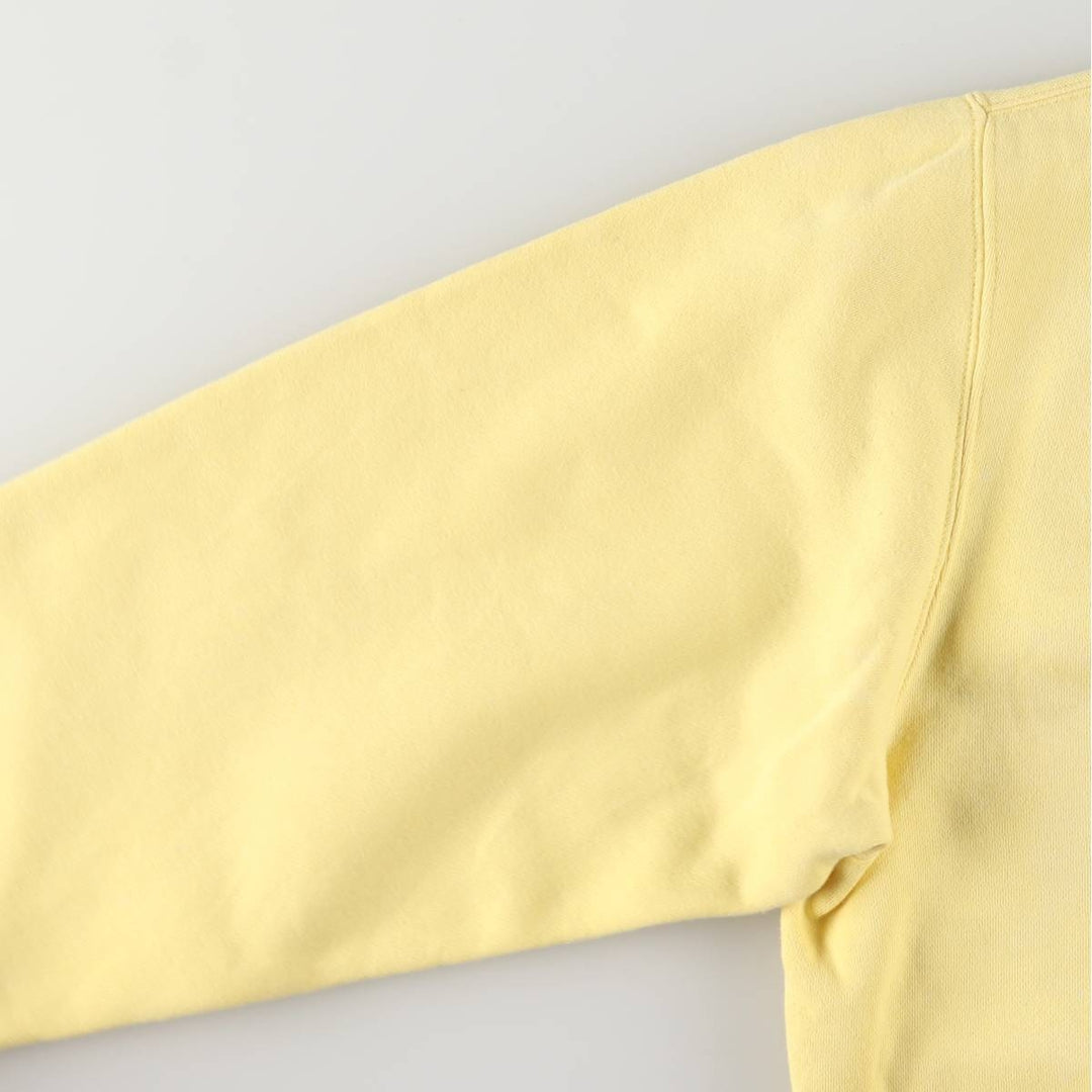 Ralph Lauren POLO by Ralph Lauren One Point Logo Sweatshirt Trainer Men's M size cotton lemon yellow Vintage Second Hand