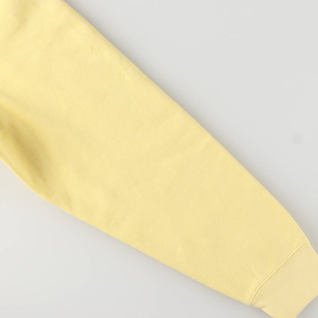 Ralph Lauren POLO by Ralph Lauren One Point Logo Sweatshirt Trainer Men's M size cotton lemon yellow Vintage Second Hand