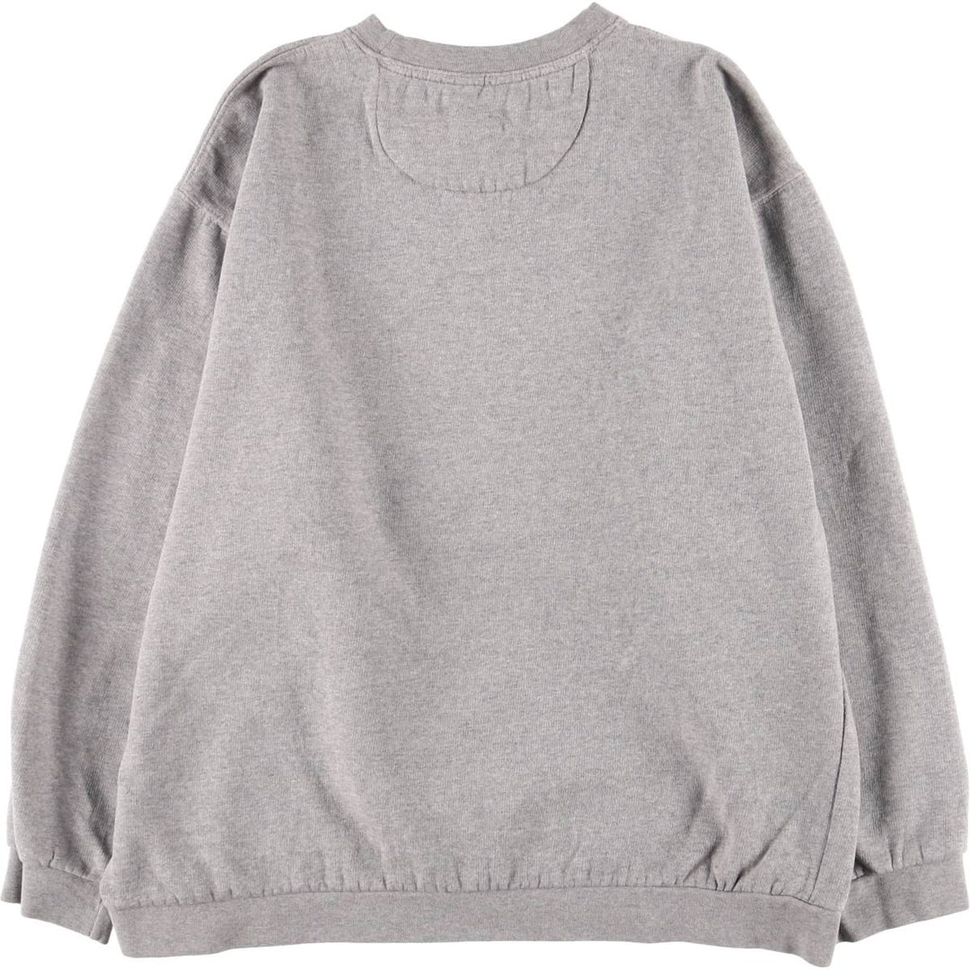 Ralph Lauren CHAPS logo sweatshirt, men's size L cotton gray type Vintage Second Hand