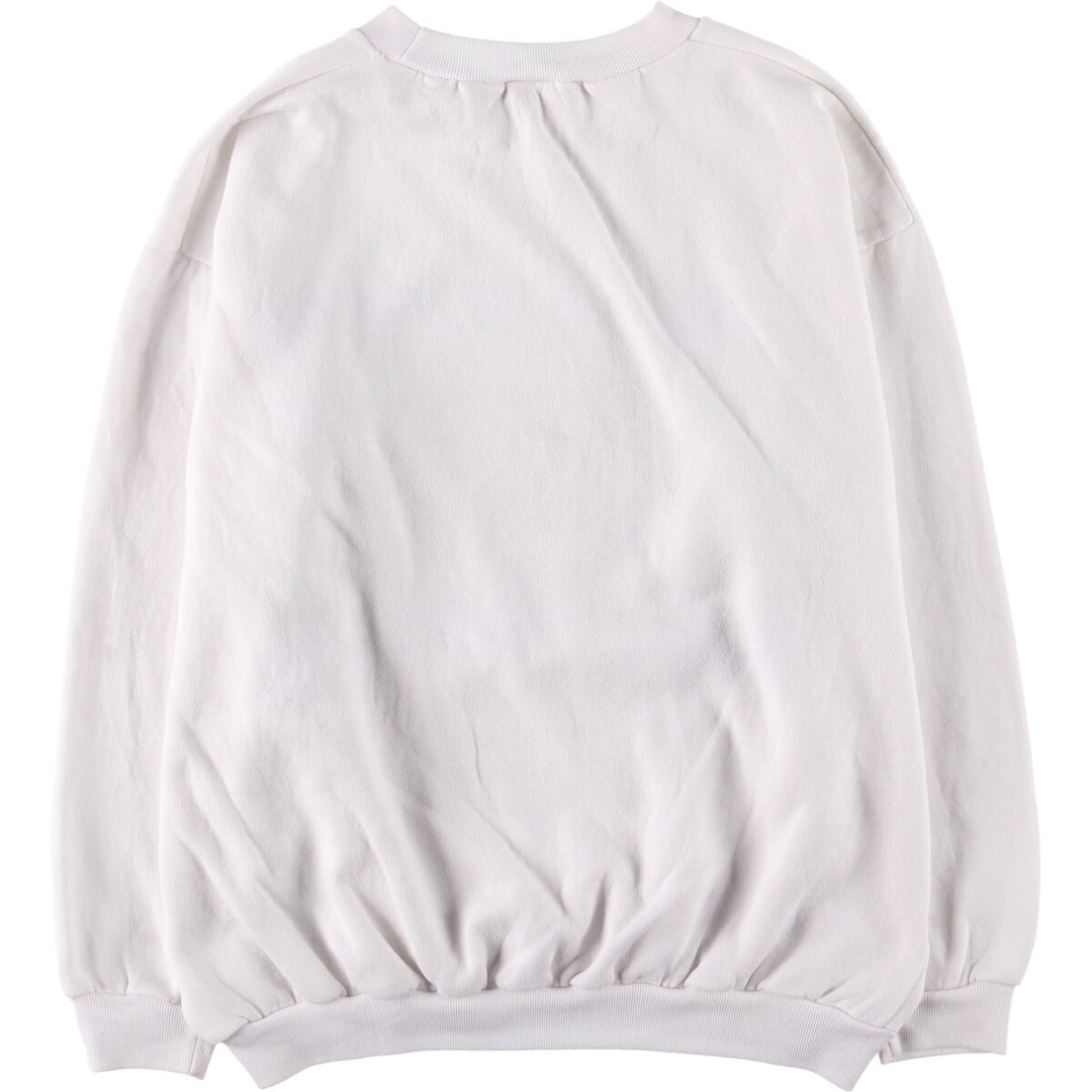 NEWS BREAKERS Printed Sweatshirt, Men's XL cotton white type Vintage Second Hand