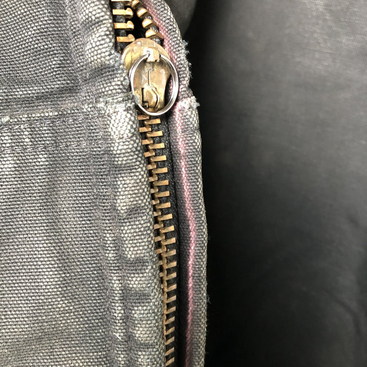 00'S Carhartt Active Jacket, Padded Duck Full Zip Hoodie, Men's XXL cotton black type Vintage Second Hand