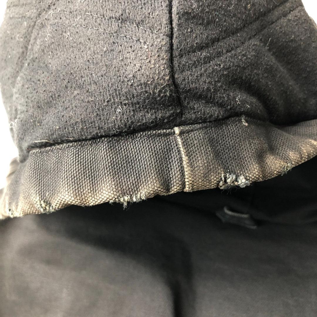 00'S Carhartt Active Jacket, Padded Duck Full Zip Hoodie, Men's XXL cotton black type Vintage Second Hand