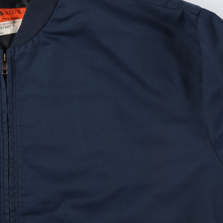 90'S Red Kap padded work jacket, men's size XL, vintage unclear navy blue type Vintage Second Hand