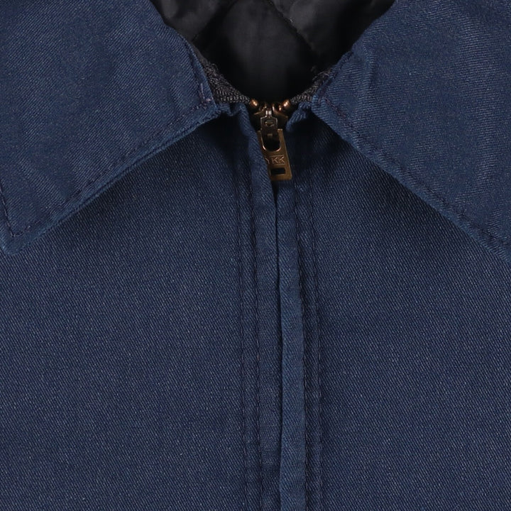 90'S Red Kap padded work jacket, men's size XL, vintage polyester navy blue type Vintage Second Hand