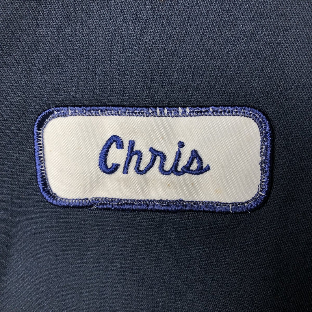 Red kap Work Blouson Men's XL polyester navy blue type Vintage Second Hand