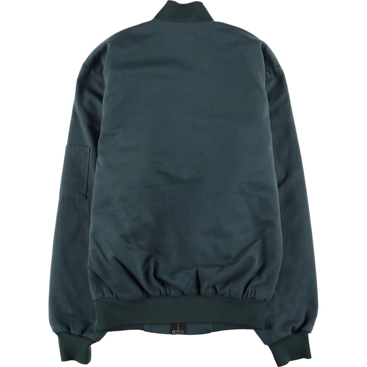 2000'S Red kap padded work jacket, men's size S polyester Khaki type Vintage Second Hand