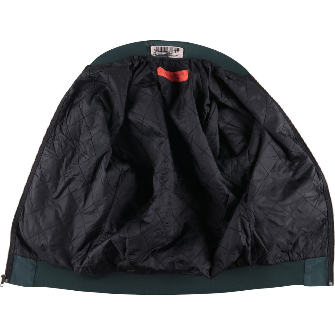 2000'S Red kap padded work jacket, men's size S polyester Khaki type Vintage Second Hand