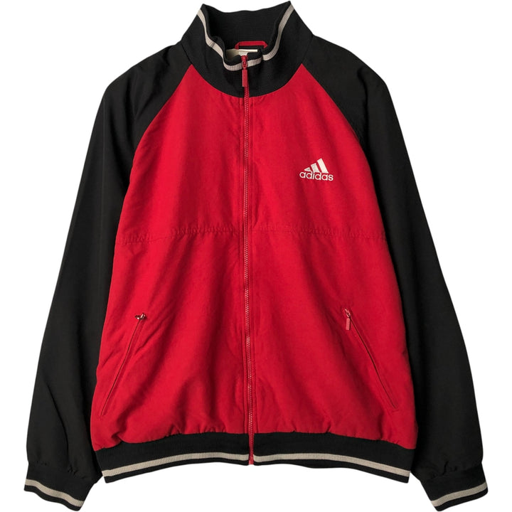 90'S Adidas Windbreaker Men's Size L Vintage polyester black type Vintage Second Hand