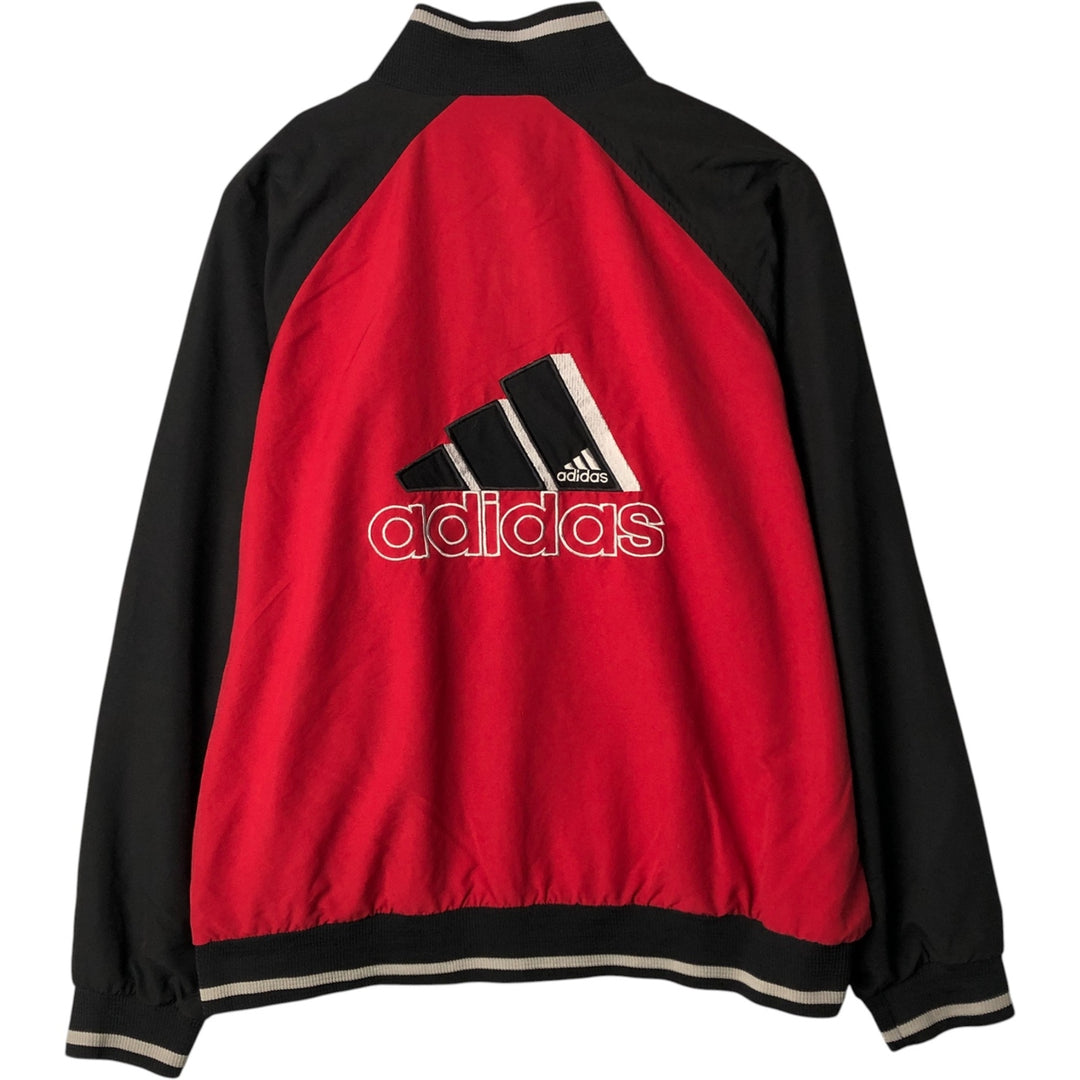 90'S Adidas Windbreaker Men's Size L Vintage polyester black type Vintage Second Hand