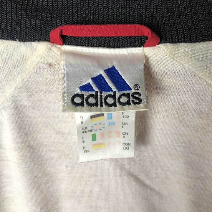 90'S Adidas Windbreaker Men's Size L Vintage polyester black type Vintage Second Hand