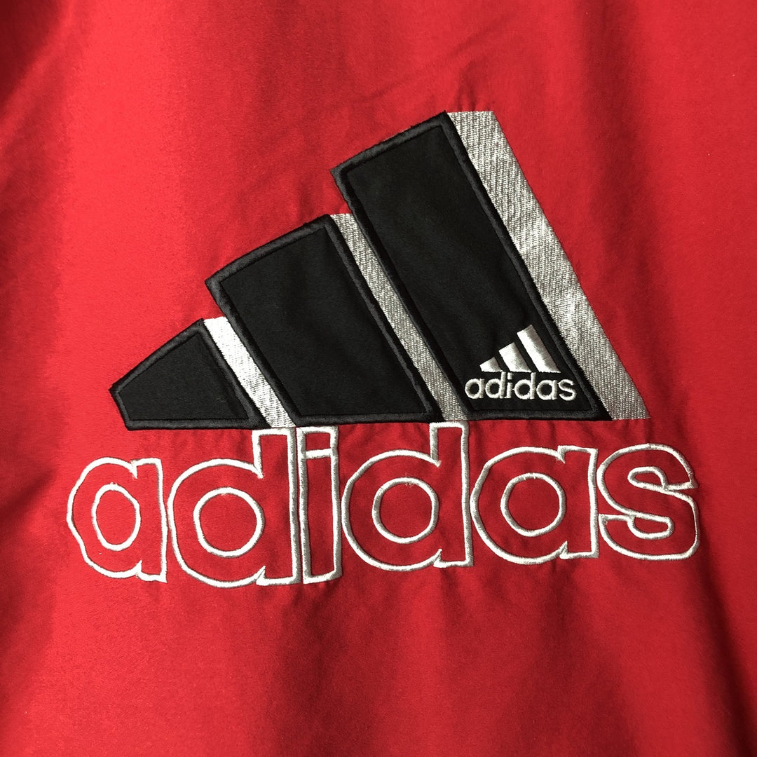 90'S Adidas Windbreaker Men's Size L Vintage polyester black type Vintage Second Hand