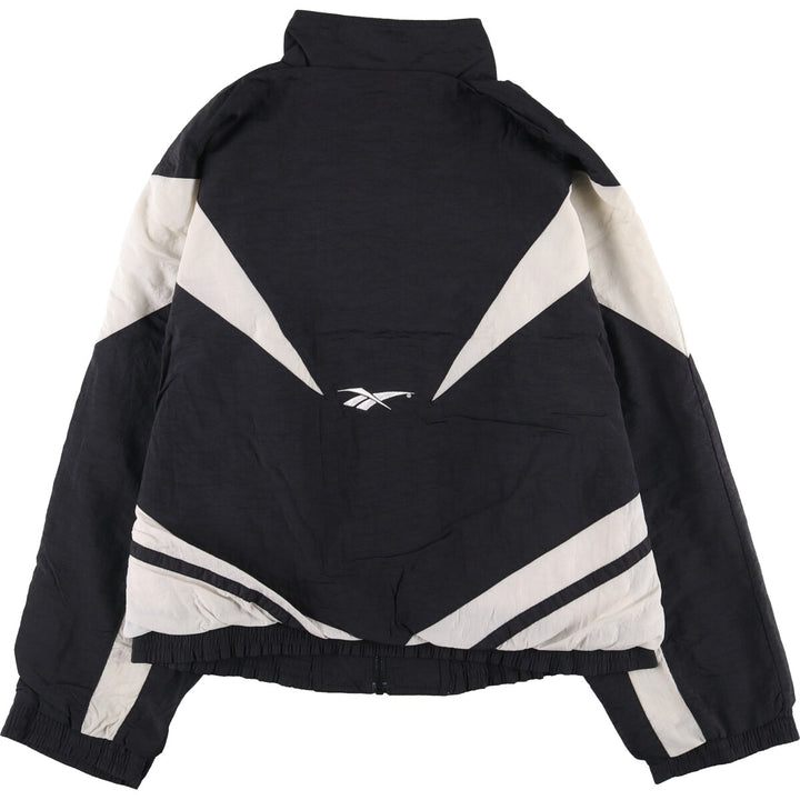 90'S Reebok Nylon Jacket, Men's M Size, Vintage Nylon black type Vintage Second Hand