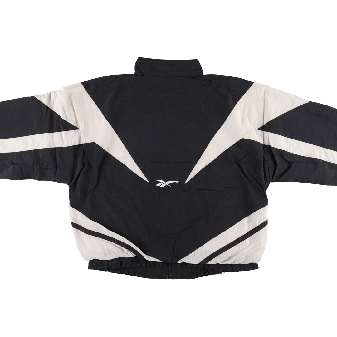 90'S Reebok Nylon Jacket, Men's M Size, Vintage Nylon black type Vintage Second Hand