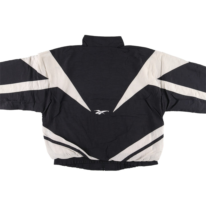 90'S Reebok Nylon Jacket, Men's M Size, Vintage Nylon black type Vintage Second Hand