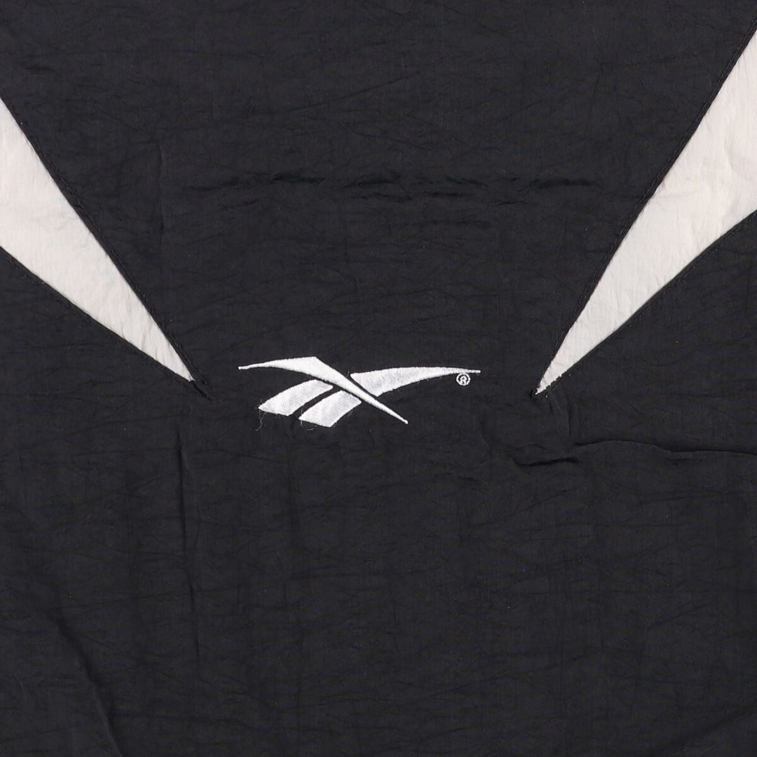 90'S Reebok Nylon Jacket, Men's M Size, Vintage Nylon black type Vintage Second Hand