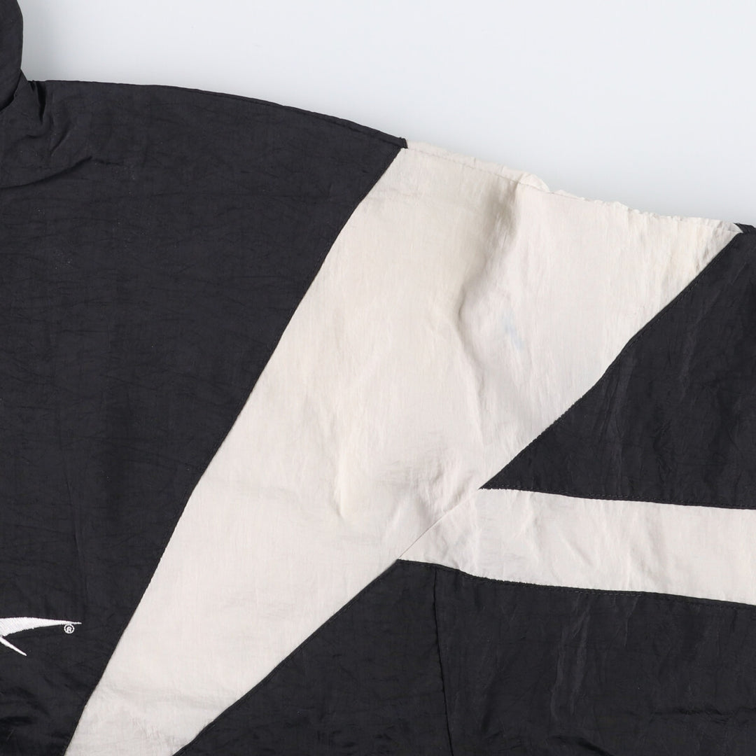 90'S Reebok Nylon Jacket, Men's M Size, Vintage Nylon black type Vintage Second Hand