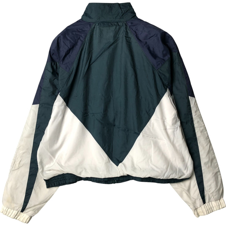 90'S Reebok Windbreaker, Men's Size Medium, Vintage unclear Green type dark green Vintage Second Hand