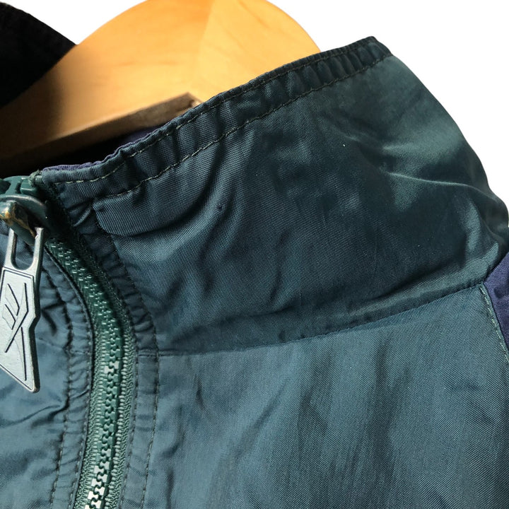 90'S Reebok Windbreaker, Men's Size Medium, Vintage unclear Green type dark green Vintage Second Hand