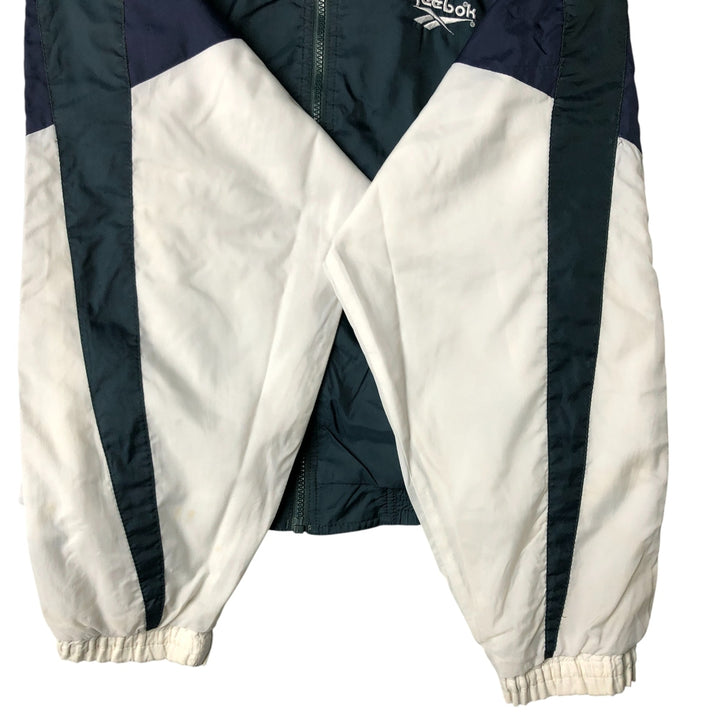 90'S Reebok Windbreaker, Men's Size Medium, Vintage unclear Green type dark green Vintage Second Hand