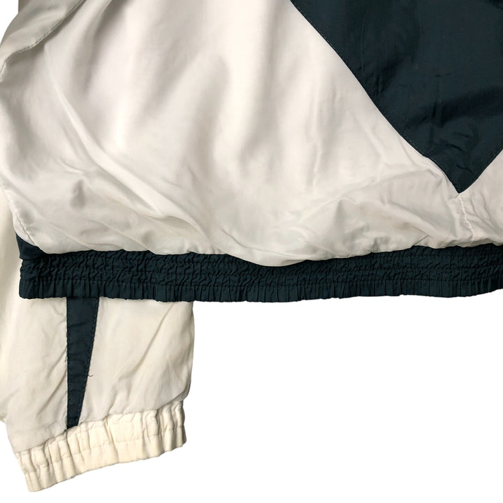 90'S Reebok Windbreaker, Men's Size Medium, Vintage unclear Green type dark green Vintage Second Hand