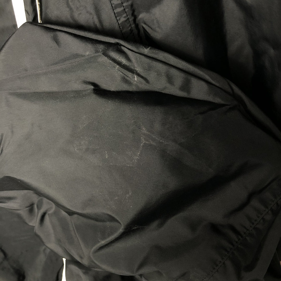 Vintage 80s-90'S Adidas nylon hoodie, size L, men's Nylon black type Vintage Second Hand