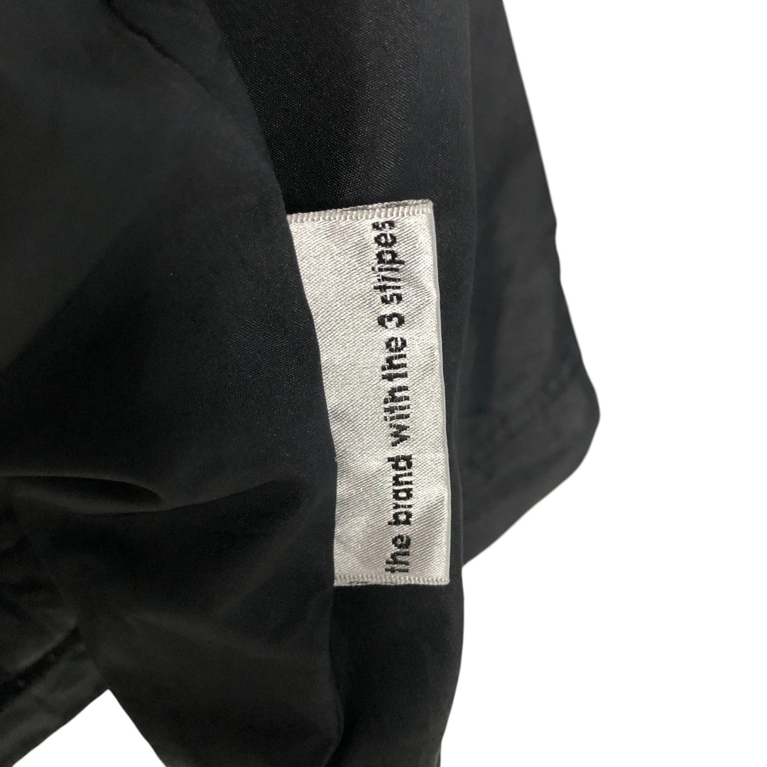 Vintage 90'S Adidas hooded windbreaker, men's size XL polyester black type Vintage Second Hand