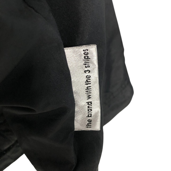 Vintage 90'S Adidas hooded windbreaker, men's size XL polyester black type Vintage Second Hand