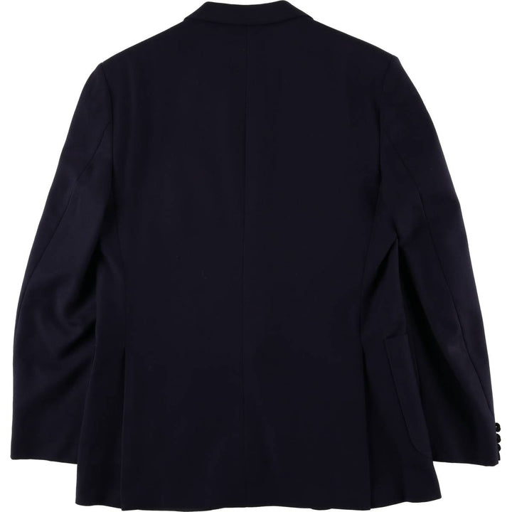 1960s-1970'S Dunn and Co. wool tailored jacket, made in England, men's size M wool navy blue type Vintage Second Hand