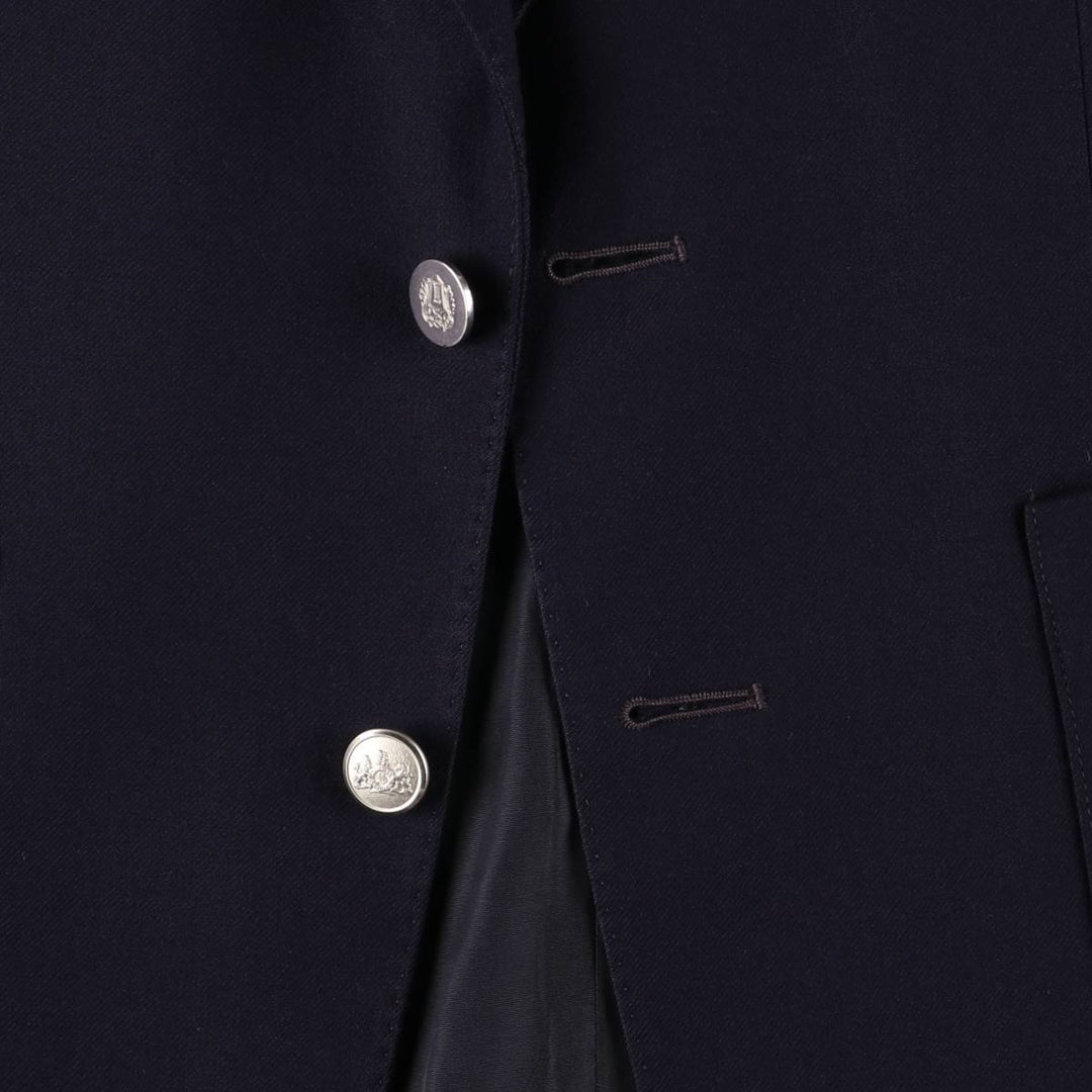 1960s-1970'S Dunn and Co. wool tailored jacket, made in England, men's size M wool navy blue type Vintage Second Hand