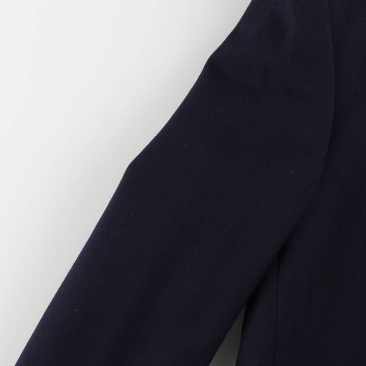 1960s-1970'S Dunn and Co. wool tailored jacket, made in England, men's size M wool navy blue type Vintage Second Hand