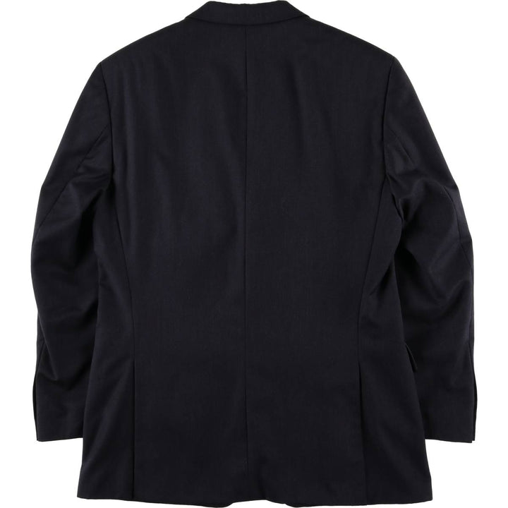 Hugo Boss wool tailored jacket, men's size L wool Charcoal Vintage Second Hand
