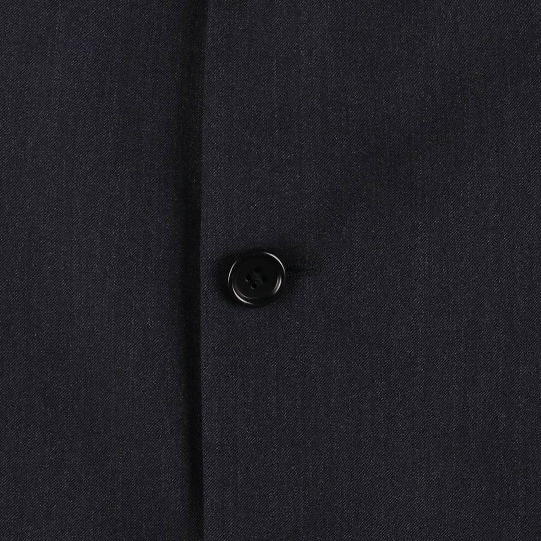 Hugo Boss wool tailored jacket, men's size L wool Charcoal Vintage Second Hand