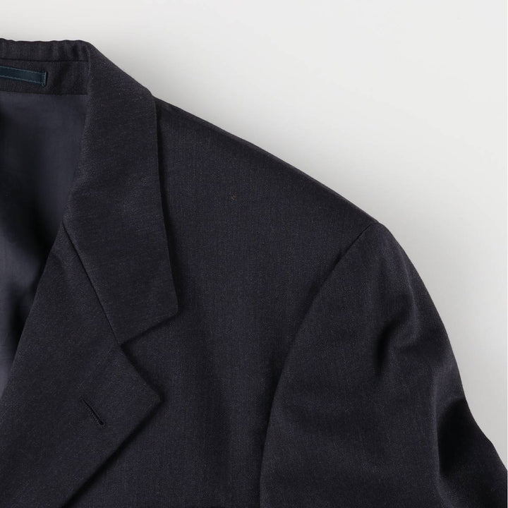 Hugo Boss wool tailored jacket, men's size L wool Charcoal Vintage Second Hand