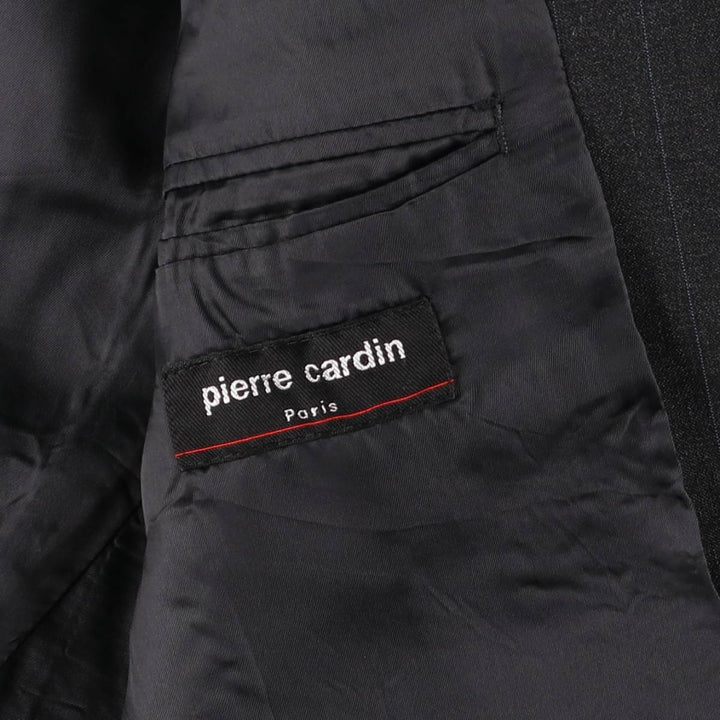 Pierre Cardin Striped Wool Tailored Jacket, Men's Size M wool gray type Vintage Second Hand