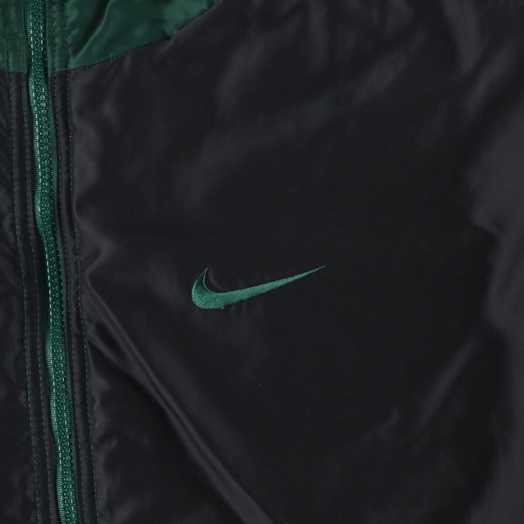 90'S Nike Padded Parka Puffer Jacket Men's Medium Vintage Nylon green type Vintage Second Hand