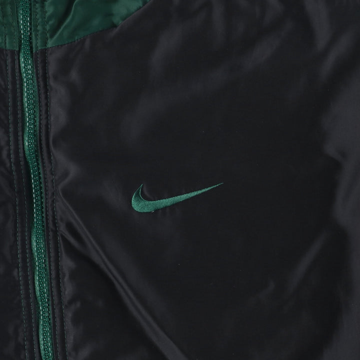 90'S Nike Padded Parka Puffer Jacket Men's Medium Vintage Nylon green type Vintage Second Hand