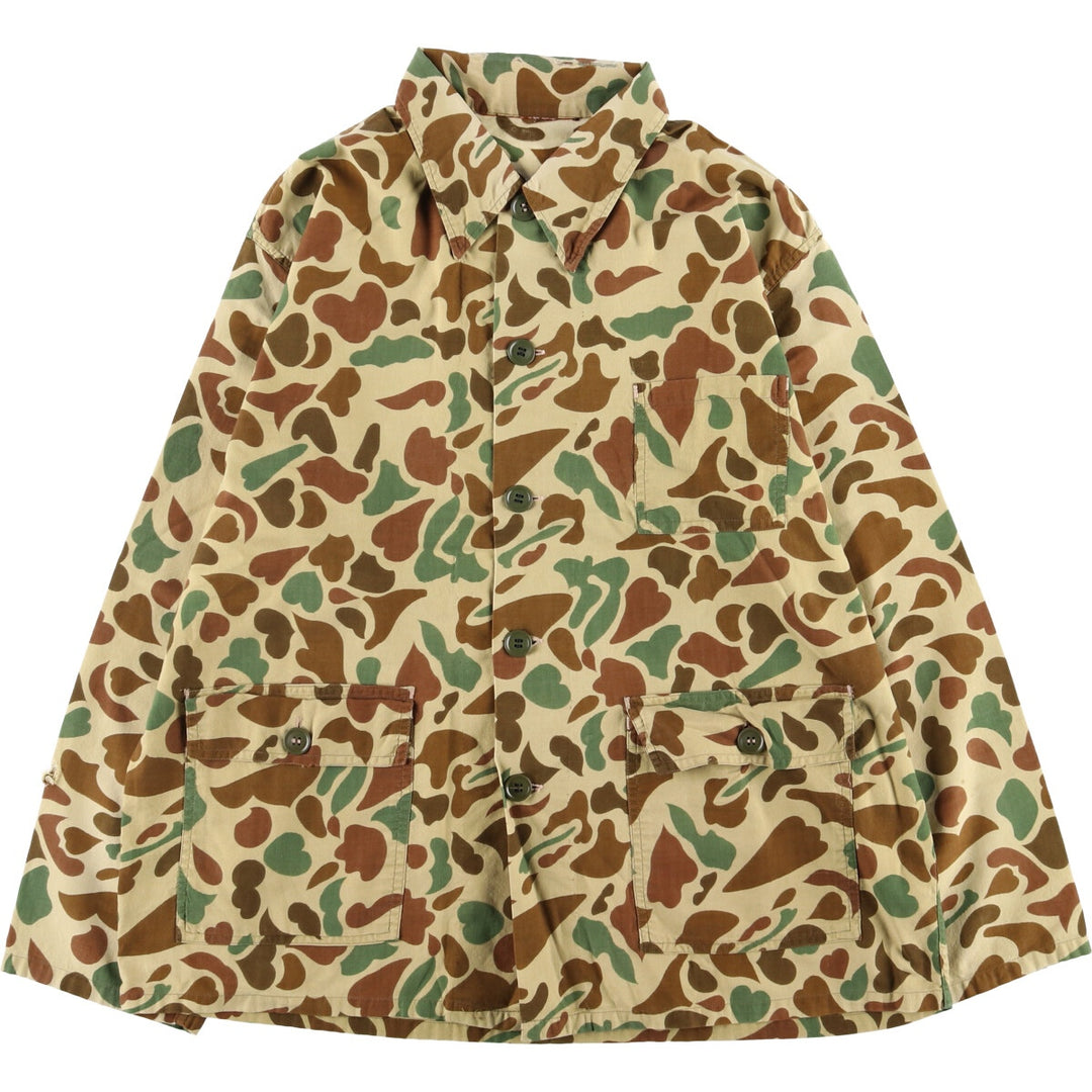 Camouflage jacket, men's size L unclear Beige type Vintage Second Hand