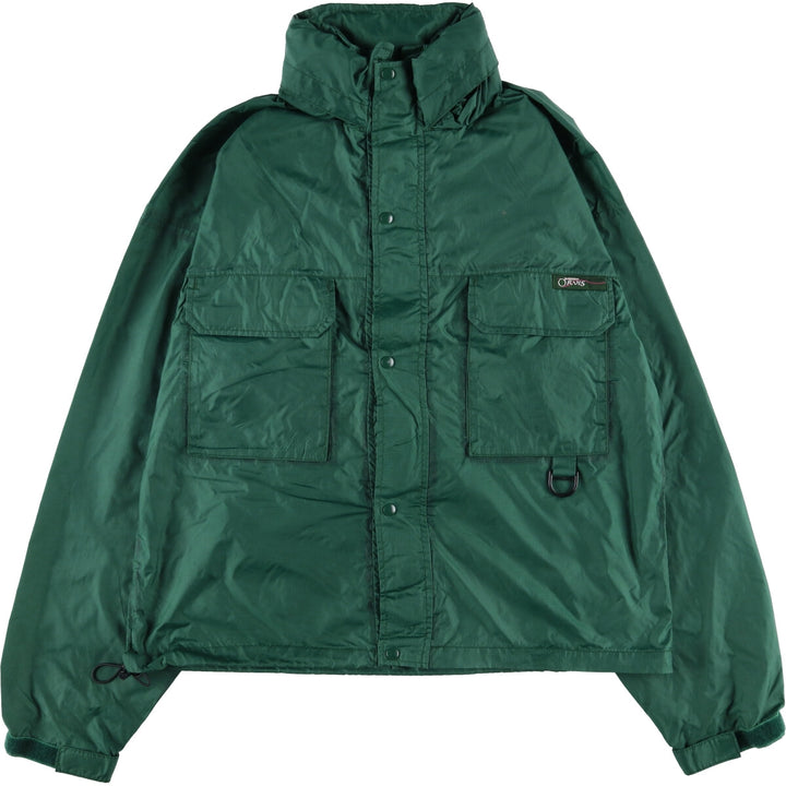 90'S Orvis Ripstop Fishing Jacket, Men's XL Nylon green type Vintage Second Hand