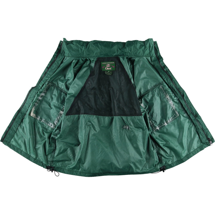 90'S Orvis Ripstop Fishing Jacket, Men's XL Nylon green type Vintage Second Hand