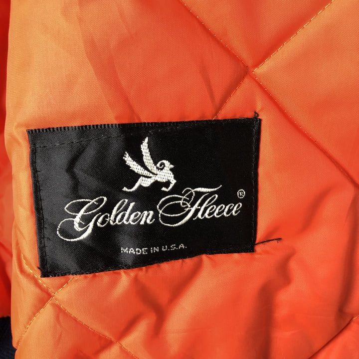 Vintage Golden Fleece N-5A Military Flight Jacket, Made in the USA, Men's Size Medium, Civilian Item Nylon navy blue type Vintage Second Hand
