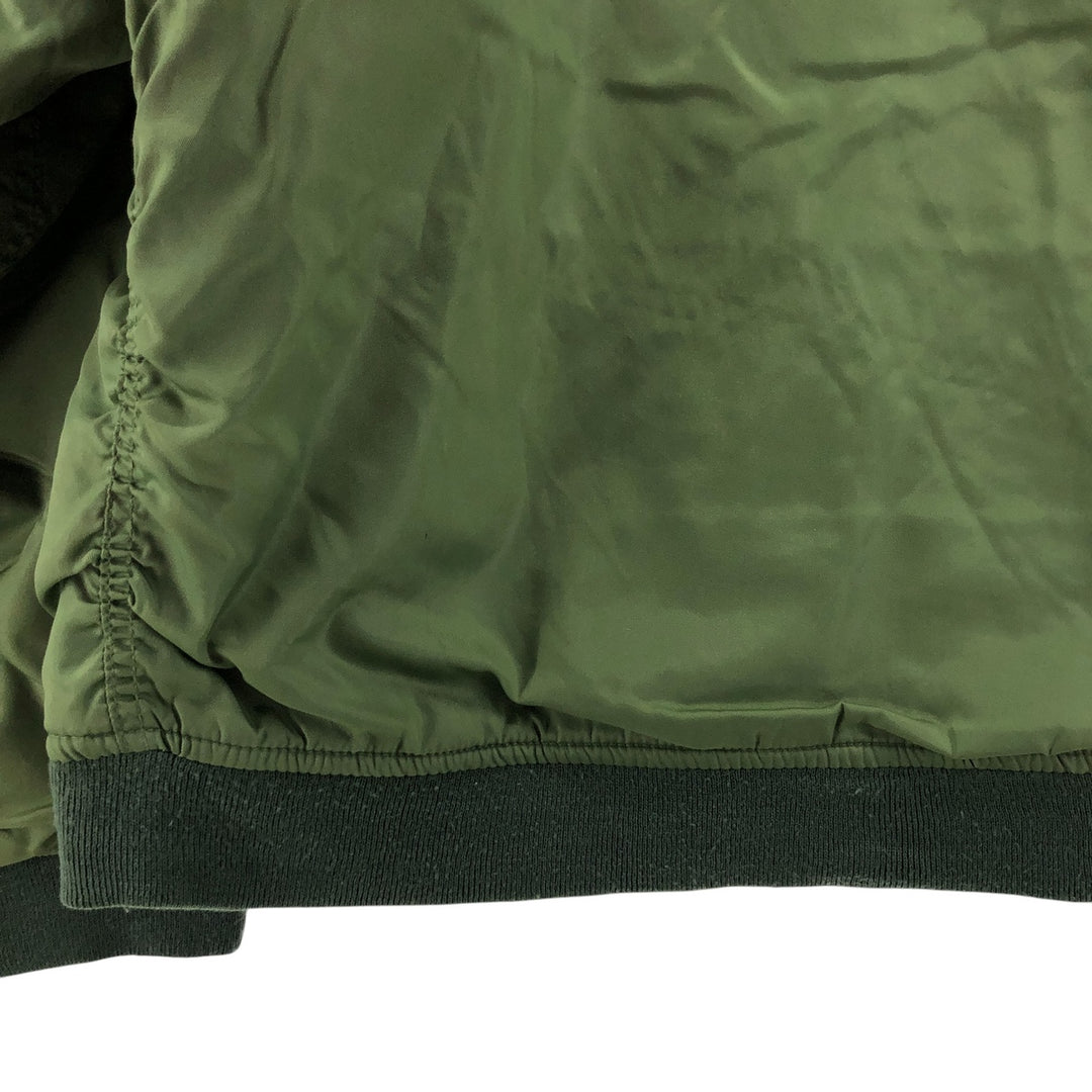 Civilian SIERRA PACIFIC MA-1 style military flight jacket, men's size M, vintage Nylon Khaki type Vintage Second Hand