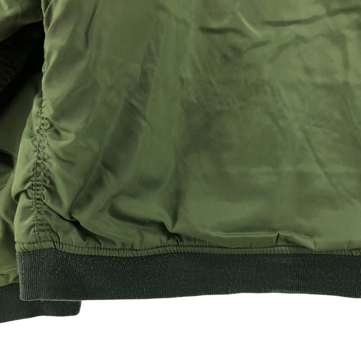 Civilian SIERRA PACIFIC MA-1 style military flight jacket, men's size M, vintage Nylon Khaki type Vintage Second Hand