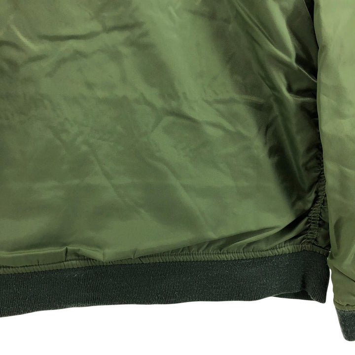 Civilian SIERRA PACIFIC MA-1 style military flight jacket, men's size M, vintage Nylon Khaki type Vintage Second Hand