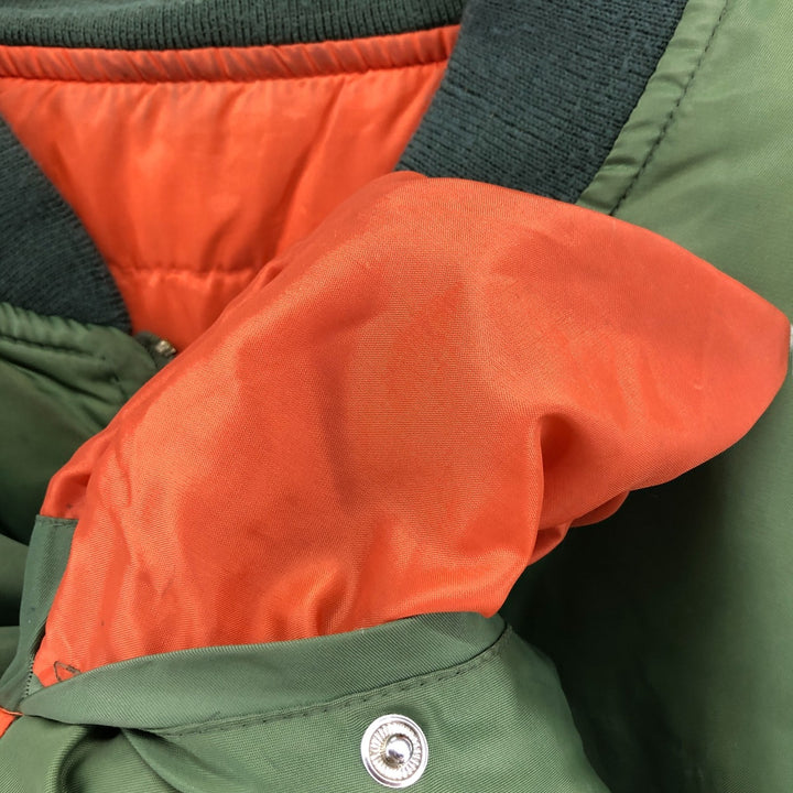 Civilian SIERRA PACIFIC MA-1 style military flight jacket, men's size M, vintage Nylon Khaki type Vintage Second Hand