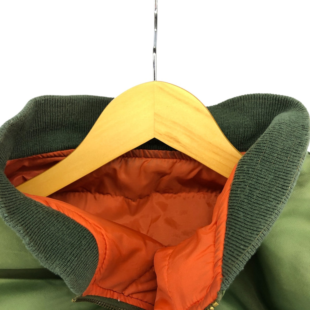 Civilian SIERRA PACIFIC MA-1 style military flight jacket, men's size M, vintage Nylon Khaki type Vintage Second Hand